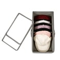 thumbnail image 4 of Hat Organizer for Caps Storage with Clear Window Lid,Flip-Top Access,Space-Saving Hat Box for Closet,RV,Clothing Shelf,Sturdy Snapback Boxes, 4 of 7