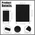 thumbnail image 3 of 100 Pcs 2-Ply Black Dinner Napkins Paper Napkins Disposable Guest Hand Towels for Bathroom Dinner Wedding Baby Shower Halloween Party Guest Bathroom Napkins, 3 of 14