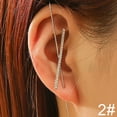 thumbnail image 2 of Ear Crawler Hook Earring Creative Ear Wrap Climber Earring Ear Cuff for Women, 2 of 6