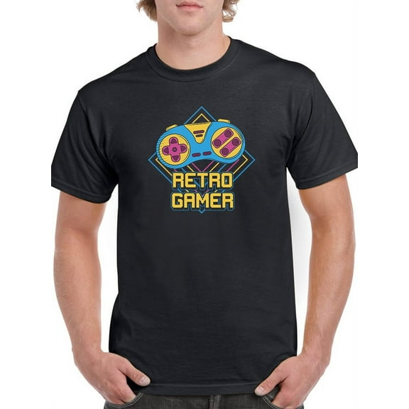 Retro Gamer T-Shirt T-Shirt Men -GoatDeals Designs, Male Medium