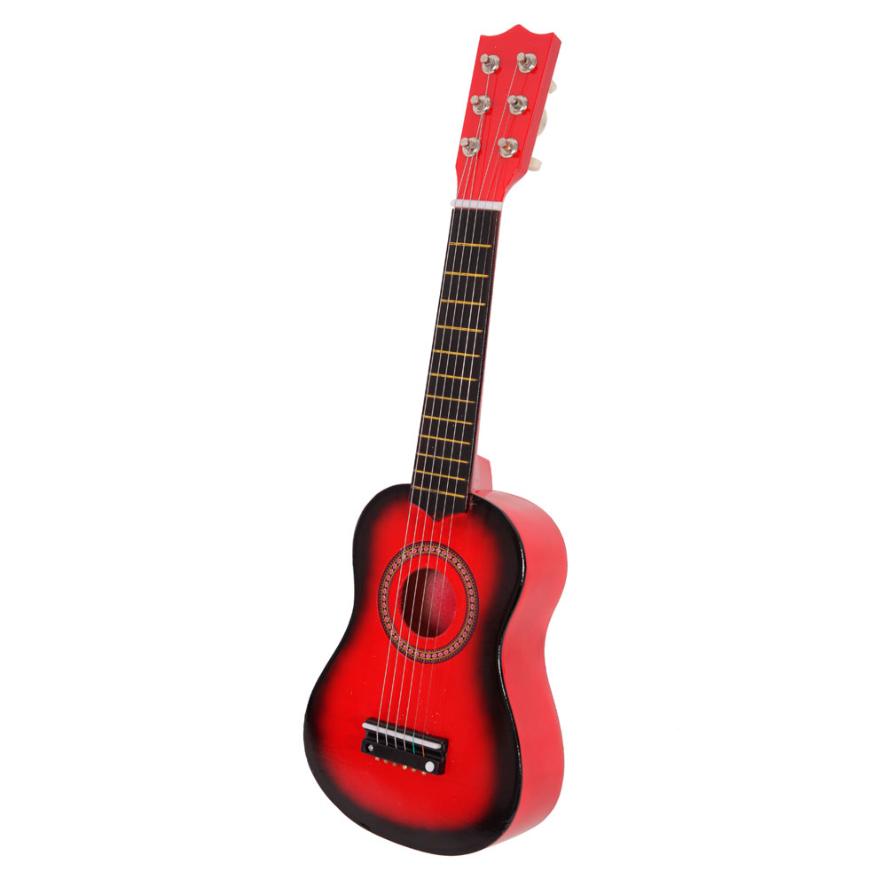 21" Acoustic Guitar Pick String Red