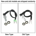 thumbnail image 3 of Hydraulic Brake Switch, 28cm Long Aluminium Brake Pressure Light Switch Rear Black With Installing Washer For Motorcycle, 3 of 5