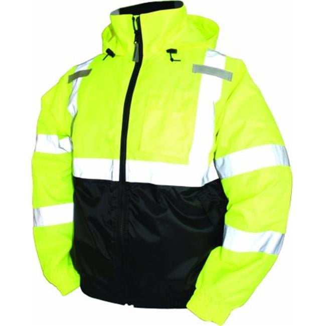 Bomber Ii High Visibility Waterproof Jacket Extra Large Lime Green ...