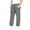 Dark Gray, variant on Girl’s Sweatpants Crossover Elastic Waist Sport Casual Pants with Pockets Fall Straight Leg Outdoor Workout Long Trousers,7-8 Years