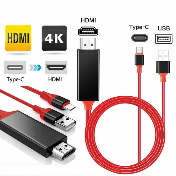 Type C vers HDMI HDTV AV Adaptateur de câble TV pour Samsung