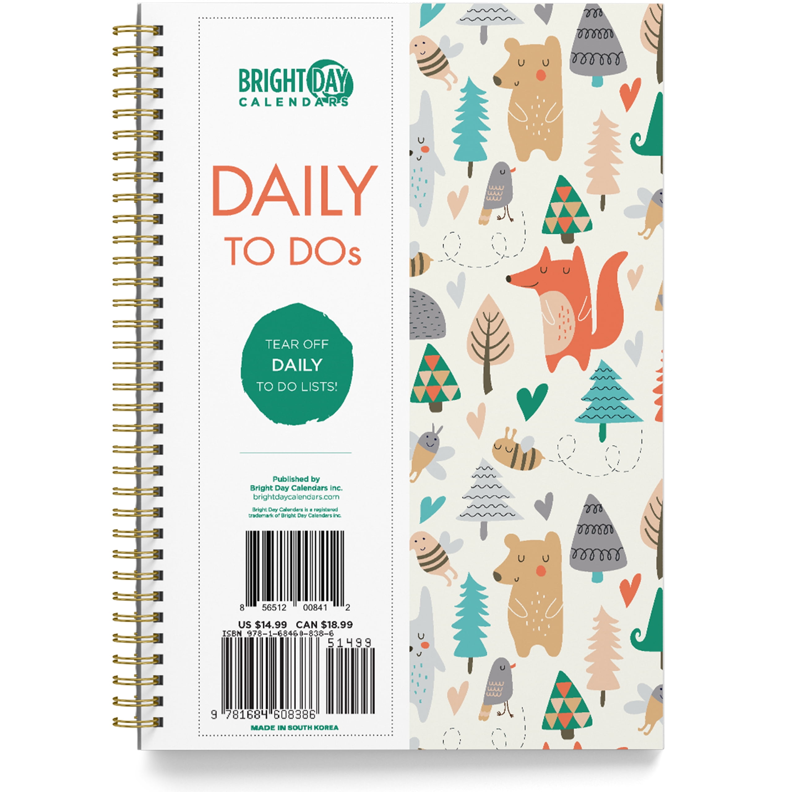 To Do List Daily Task Checklist Planner Time Management Notebook By