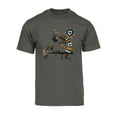 thumbnail image 1 of Mens Tribal Désert Rituel Manches Courtes T-Shirt - Gris Foncé - Grand, 1 of 1