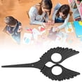 thumbnail image 3 of Household Embroidery Scissors, Vintage Craft Scissors Ergonomic Handle Design Durable Sturdy  For Eyebrow Shaping For Embroidery For Sewing Black, 3 of 8