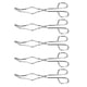 thumbnail image 1 of Pinzas de crisol de 5 uds., pinzas de abrazadera de acero inoxidable, soporte para fundición de Metal, fusión de oro VoborMX herramienta, 1 of 8