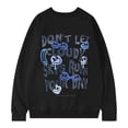 thumbnail image 4 of Mode Femme Décontractée Imprimé à Manches Longues Chandail à Capuchon Ample Col Rond Chandail à Capuchon Tricoté Chandails à Capuchon Femmes Plage Chandails à Capuchon Femmes Chandails à Capuchon Grande Taille Femmes 5x Sweat à Capuche Pelucheux pour Femmes Automne Top Chandails à Capuchon Femmes Chandails à Capuchon Fins, 4 of 4
