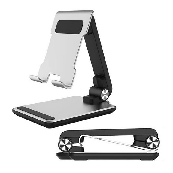 ACETEND Cell Phone Stand, Adjustable Phone Stand, Foldable Phone Holder Upgraded Aluminum Phone Cradle Dock