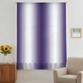 thumbnail image 3 of Purple White Ombre Sheer Curtains 96 Inches Long, Retro Rustic Minimalist Abstract Art Light Filering Curtains, Privacy Drapes Simi Floor to Veiling Curtain for Living Room Bedroom Window Treatment, 3 of 9