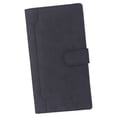 thumbnail image 1 of Cartera de cuero Sonducket para recibos y pasaporte Unisex color Negro, 1 of 6