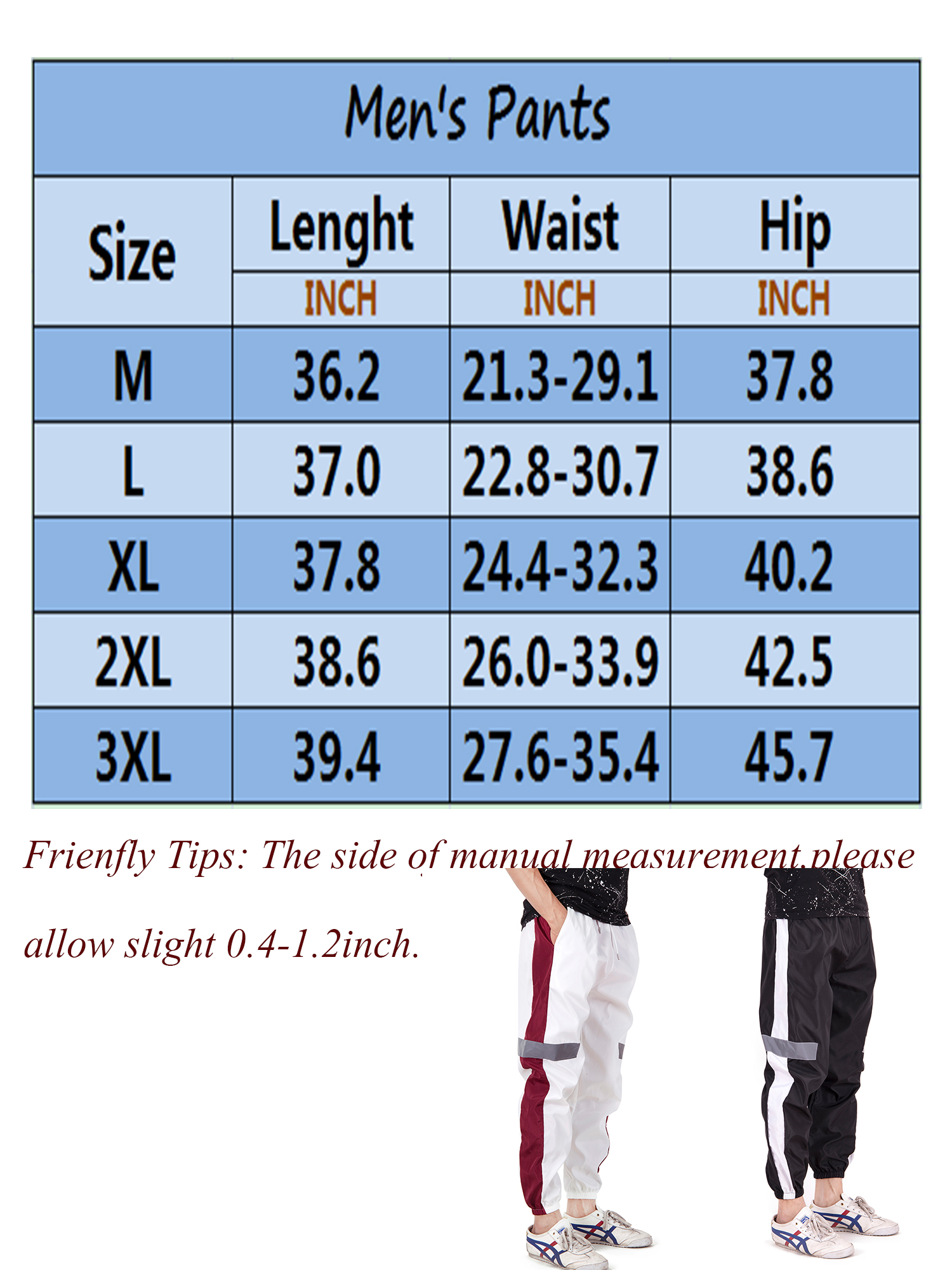 FANNYC Men's Track Pants Fashion Personality Hip Hop Pants Casual