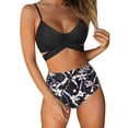 thumbnail image 1 of TheFound Femmes Vêtements Ensemble U en Forme de Col Sans Manches Tops et Shorts, 1 of 8