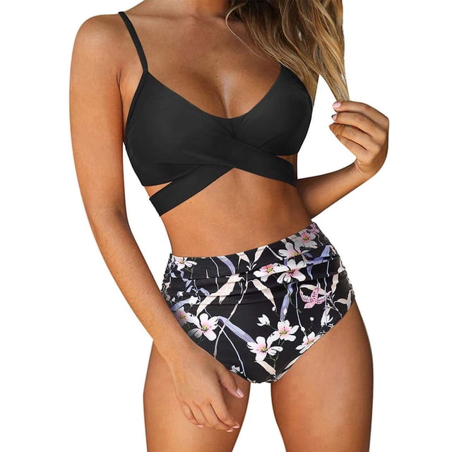 TheFound Femmes Vêtements Ensemble U en Forme de Col Sans Manches Tops et Shorts