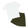 thumbnail image 3 of Toddler Clothes for Boys Baby Summer Kids Cotton Cute Printed Short Sleeved Basketball 1t 2t 3t 4t 5t 6t Tank Tops And Shorts Set With Pockets T-Shirt & Outfit Two Pieces, 3 of 5