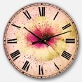 thumbnail image 1 of DesignArt Horloge Murale Grande Aquarelle Gentiane Colorée Alpina, 1 of 2