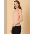 thumbnail image 4 of INSPIRE CHIC Blouse Sans Manches en Dentelle à Volants Semi-Transparente pour Femme, 4 of 6