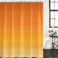 thumbnail image 2 of Burnt Orange Ombre Striped Bathroom Shower Curtains with 12 Hooks Polyester Waterproof Shower Curtain for Stalls and Bathtubs Farmhouse Gradient Line Decorative Bathroom Privacy Curtain 36x78 Inches, 2 of 9