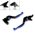 thumbnail image 1 of Adjustable Folding Extendable Brake Clutch Levers For Triumph Speed Sprint Blue, 1 of 1