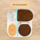 thumbnail image 5 of Automatic Dog Feeder Water Dispenser - Stainless Steel Feeding Bowl, Large Capacity & Detachable Design ShopWise Round, 5 of 9