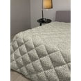 thumbnail image 2 of Geometric Down Alternative Comforter, Monochromatic Little Dotted Repetitive Rhombus Diamond Retro Mosaic Illustration, Microfiber Quilt for All Season, 5 Sizes, White Black, by Ambesonne, 2 of 3