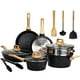 thumbnail image 1 of Bateria De Sartenes Medical Stone Vidrio Templado Bateria De Cocina Con Revestimiento Antiadherente Juego De Ollas Incluye 13 Piezas Set De Ollas Y Sartenes Con mangos Ergonomicos, 1 of 9