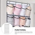 thumbnail image 4 of OULII Hanging Storage Bag Over Door Organizer Bag White Nonwoven Fabric Storage 1 Set, 4 of 7