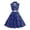 77Blue161, variant on Girl's Polka Dot Dresses For Stage Performances Sleeveless Dress With Full Skirt For Party And Dance Soft Sundress 5-6 Years