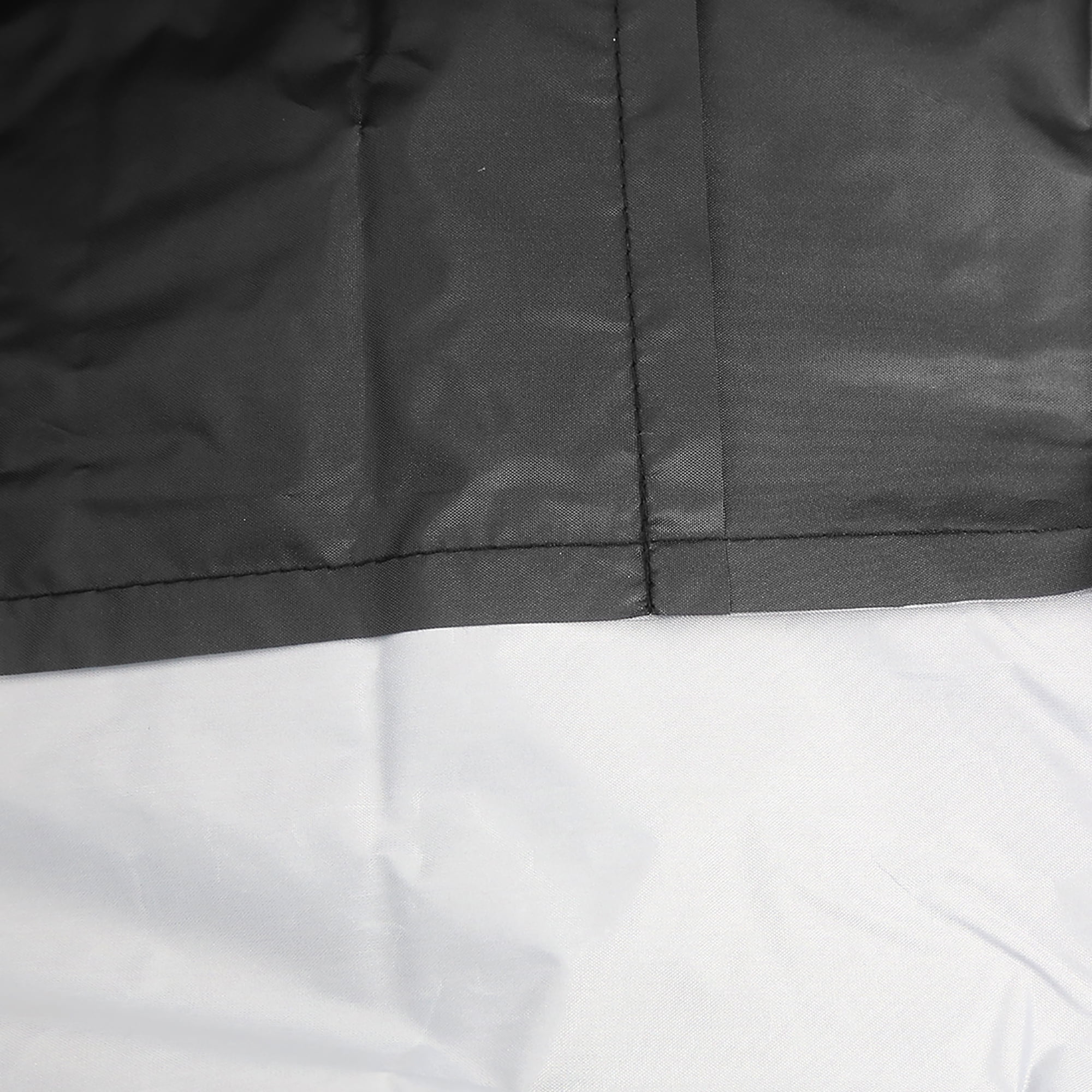 Unique Bargains XXL 190T Motorcycle Cover Outdoor Waterproof UV Protector, Silver&Black