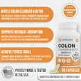 thumbnail image 3 of Enliven Gentle Colon Cleanse | Detox & Weight Loss Support | Gut Health | 60 Capsules, 3 of 8