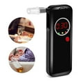 thumbnail image 1 of Alcoholímetro electrónico, probador de alcohol con sensor semiconductor de alta sensibilidad, alcoholímetro digital LCD portátil Rojo Verde, 1 of 5