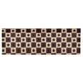 thumbnail image 6 of Yayeee Kitchen Valance Rod Pocket 54" x 18" Living Room Window Curtain, Checkered Stars Pattern, 6 of 6