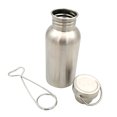 thumbnail image 2 of Stainless Camping Bottle Stainless Steel Bottle with Pothook Smooth Stainless Water Bottle Large Boiling Water Bottle Heat Resistant Boiling Drinking Bottle for Outdoor, 2 of 9