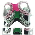 thumbnail image 5 of Visland Bling Pet Harness - Reflective Bling Faux Leather Dog Vest for Small Dogs Cats Walking, 5 of 8