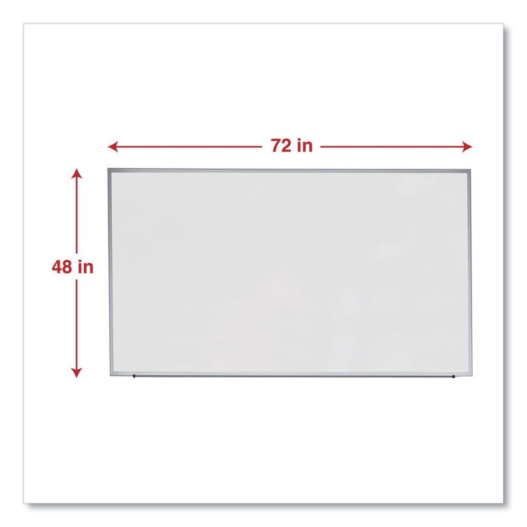 Bi-Office Eco Friendly Whiteboard - Melamine Surface, Aluminium Frame, 60 X 45 Cm, C2C Certified