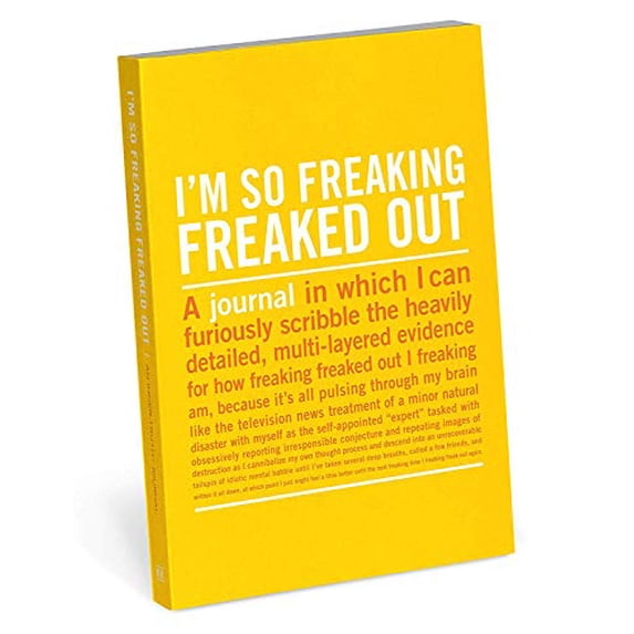Pre-Owned Knock Knock I'm So Freaking Freaked Out Mini Inner-Truth Journal (Paperback) 1601068840 9781601068842