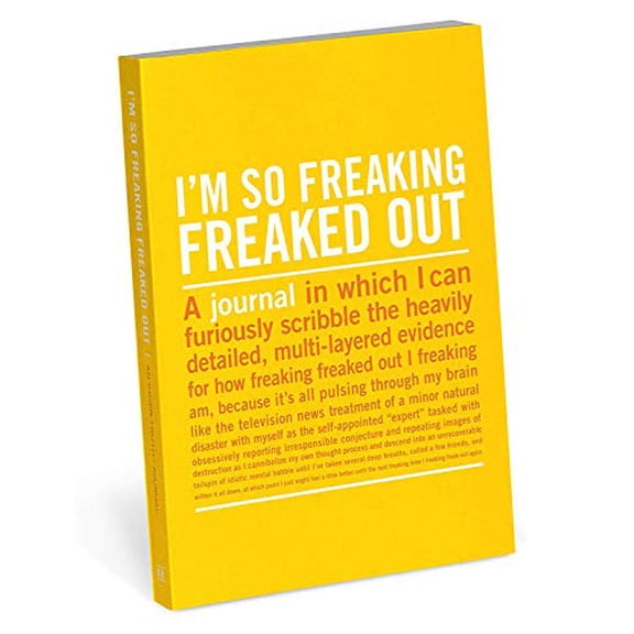 Pre-Owned Knock Knock I'm So Freaking Freaked Out Mini Inner-Truth Journal (Paperback) 1601068840 9781601068842
