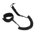 thumbnail image 2 of Surfboard Leash, 0.28in Diameter 7-12ft Stainless Steel Connection Coiled Spring Safe Surfing Leash, Adjustable Leg Rope Foot Rope With Ankle Cuff For SUP Paddle Board, Longboard,, 2 of 8