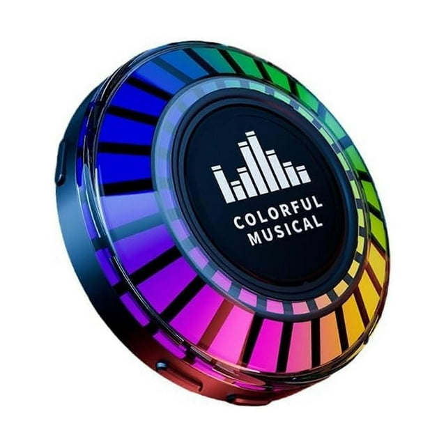 Bone Conduction Speaker Mini Bluetooth Speaker with RGB Rhythm Light USB Rechargeable Portable Wireless