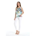 thumbnail image 2 of Hawaii Hangover Women's Hawaiian Tank Top in Lost in Paradise L, 2 of 5