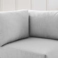 thumbnail image 5 of Modway Shore Sunbrella® Fabric Aluminum Outdoor Patio Corner Sofa in Silver Gray, 5 of 6