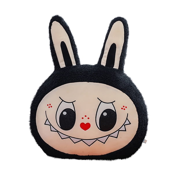 POP MART Labubu Series Stuffed Plush Clearance! 16 Inch The Monster Labubu Vinyl Plush Toys, Ideal Birthday Christmas Gifts for Kids and Adults (Black)