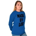 thumbnail image 4 of Made Religious Christ Faith Christian Long Sleeve TShirt Men Women Brisco Brands X, 4 of 6