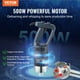 thumbnail image 2 of VEVOR Batidora de inmersión comercial, batidora de mano resistente de 500 W, batidora de velocidad variable continua de 16 pulgadas con hoja de acero inoxidable, batidora portátil multiusos para sopa,, 2 of 5