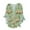 B-05, variant on Womens Summer Tops Fashion Boho Floral Printed Button V Neck 3/4 Ruffle Sleeve Shirts Casual Loose Beach Blouse Tops B-16 S
