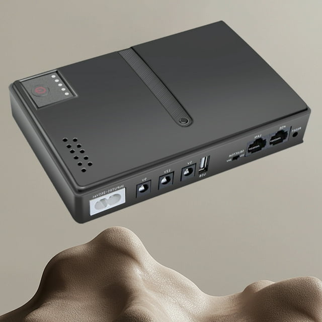 DC1018L MINI Portable UPS Backup Power Adaptadores 5V 9V 12V Fuente de alimentación ininterrumpida Batería de respaldo UPS para cámara de enrutador WiFi