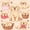 Cream Pink, variant on Manfei Kawaii Puppy Twin Quilt Set, Cartoon Bow Dog Twin Coverlet Set, Cream Pink, 2-Piece, 1 Bedspread and 1 Pillowcase
