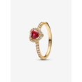 thumbnail image 1 of Pandora Anillo de Corazón Elevado Chapado en Oro Rojo de 14 Quilates (8,5), 1 of 2